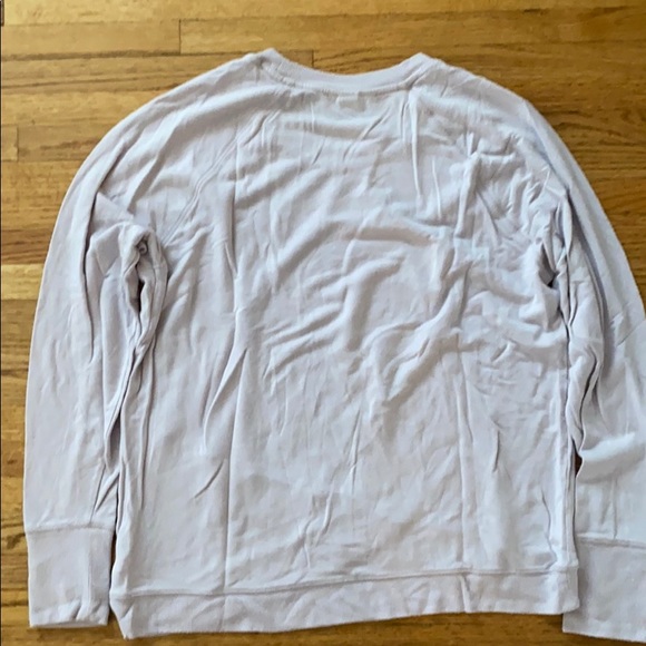 Athleta Light Purple Cross Front Sweatshirt - Picture 3 of 3